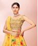 Picture of Excellent Yellow Lehenga Choli