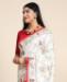 Picture of Charming Off White Silk Saree