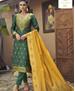 Picture of Exquisite Green Straight Cut Salwar Kameez