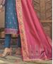 Picture of Splendid Aqua Blue Straight Cut Salwar Kameez