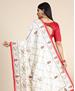 Picture of Beauteous White Silk Saree