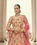 Picture of Fascinating Beige Lehenga Choli