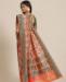 Picture of Comely Orange Silk Saree