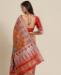 Picture of Radiant Orange Silk Saree