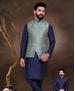 Picture of Taking Navy Blue Kurtas