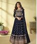 Picture of Sublime Navy Blue Anarkali Salwar Kameez