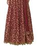 Picture of Beauteous Maroon Party Wear Gown