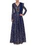 Picture of Excellent Nevy Blue Party Wear Gown