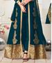 Picture of Amazing Teal Party Wear Salwar Kameez