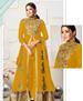 Picture of Splendid Yellow Party Wear Salwar Kameez