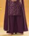 Picture of Magnificent Wine Straight Cut Salwar Kameez