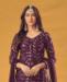 Picture of Ravishing Wine Straight Cut Salwar Kameez