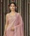 Picture of Shapely Baby Pink Designer Saree