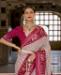 Picture of Taking Off White & Magenta Fashion Saree