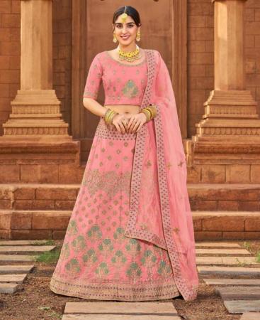 Picture of Bewitching Pink Lehenga Choli