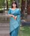 Picture of Pleasing Turquoise Casual Saree