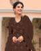 Picture of Amazing Coffee Straight Cut Salwar Kameez