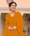 Picture of Superb Mustard Straight Cut Salwar Kameez