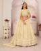 Picture of Charming Lemon Yellow Lehenga Choli