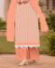 Picture of Sightly Peach Straight Cut Salwar Kameez