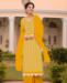 Picture of Shapely Yellow Straight Cut Salwar Kameez