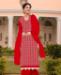 Picture of Fascinating Red Straight Cut Salwar Kameez