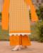 Picture of Sublime Orange Straight Cut Salwar Kameez