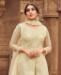 Picture of Sightly Cream Straight Cut Salwar Kameez