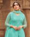 Picture of Admirable Turquoise Straight Cut Salwar Kameez