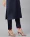 Picture of Enticing Navy Blue Readymade Salwar Kameez