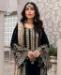 Picture of Magnificent Black Straight Cut Salwar Kameez