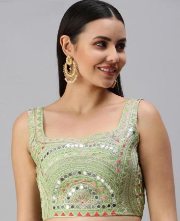 Picture of Magnificent Pista Designer Blouse