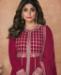 Picture of Comely Pink Party Wear Salwar Kameez