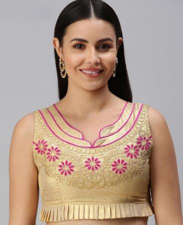 Picture of Stunning Gold Designer Blouse