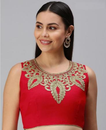 Picture of Appealing Red Designer Blouse