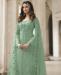 Picture of Ideal Green Straight Cut Salwar Kameez