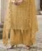 Picture of Classy Yellow Straight Cut Salwar Kameez