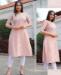 Picture of Sightly Peach Kurtis & Tunic