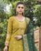 Picture of Stunning Mustard Straight Cut Salwar Kameez