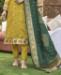 Picture of Stunning Mustard Straight Cut Salwar Kameez