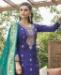 Picture of Statuesque Royal Blue Straight Cut Salwar Kameez