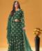 Picture of Ideal Green Straight Cut Salwar Kameez