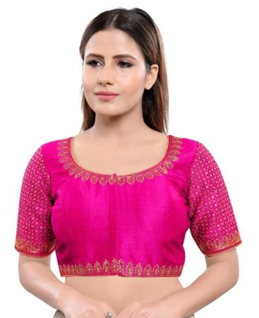 Picture of Charming Dark Pink Designer Blouse