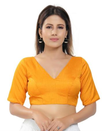 Picture of Elegant Mustard Designer Blouse