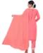 Picture of Charming Peach Straight Cut Salwar Kameez