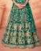 Picture of Shapely Rama Green Anarkali Salwar Kameez