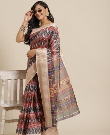 Picture of Splendid Maroon Casual Saree