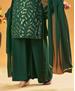 Picture of Superb Green Straight Cut Salwar Kameez