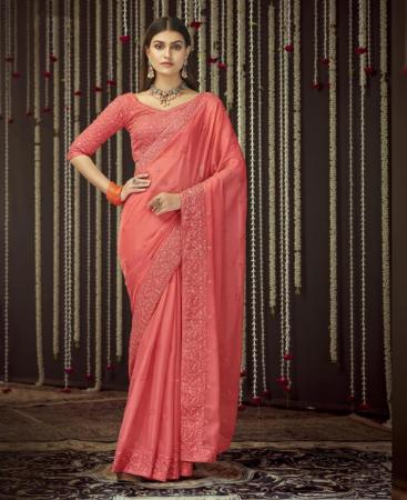 Picture of Taking Peach Designer Saree