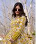 Picture of Pleasing Yellow Readymade Gown